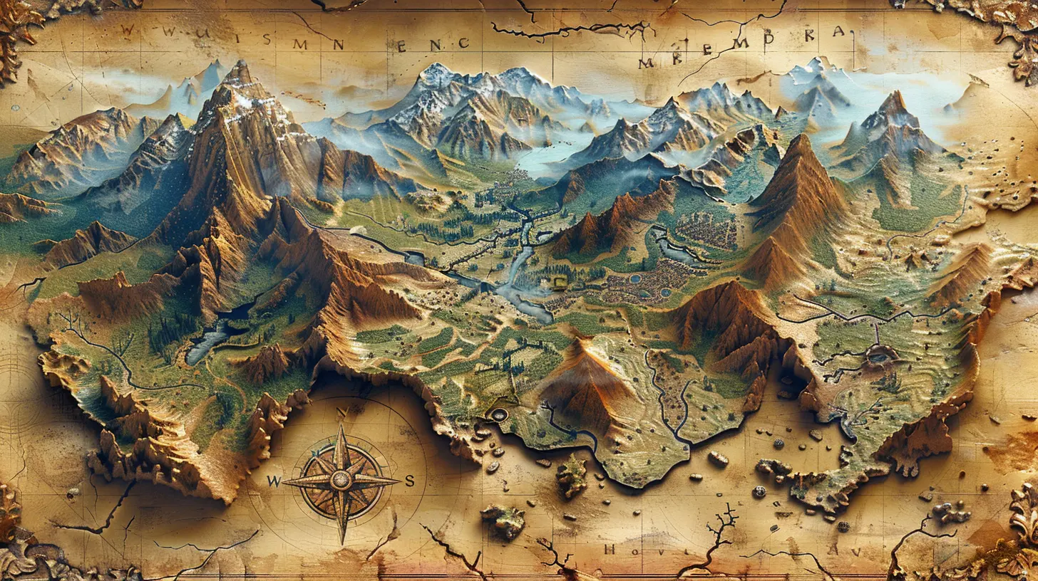 Open-World Navigation Systems: How Map Design Guides Player Exploration