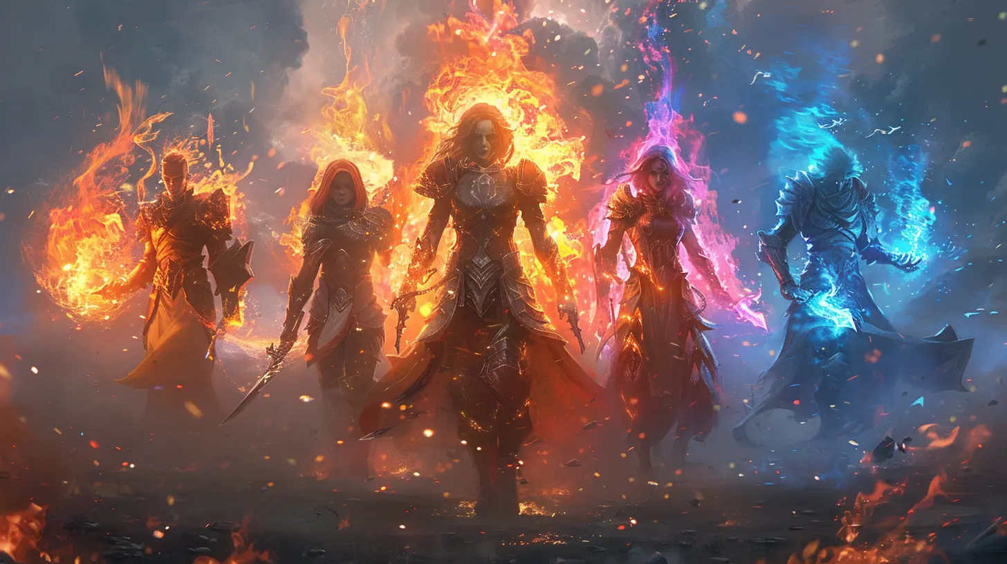 The Role of Synergy in Team-Based Character Builds