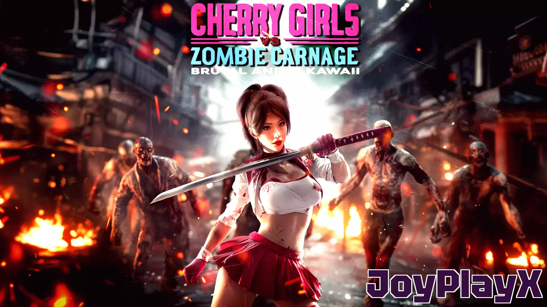 Cherry Girls vs Zombie Carnage: Brutal Anime Kawaii for Nintendo Switch