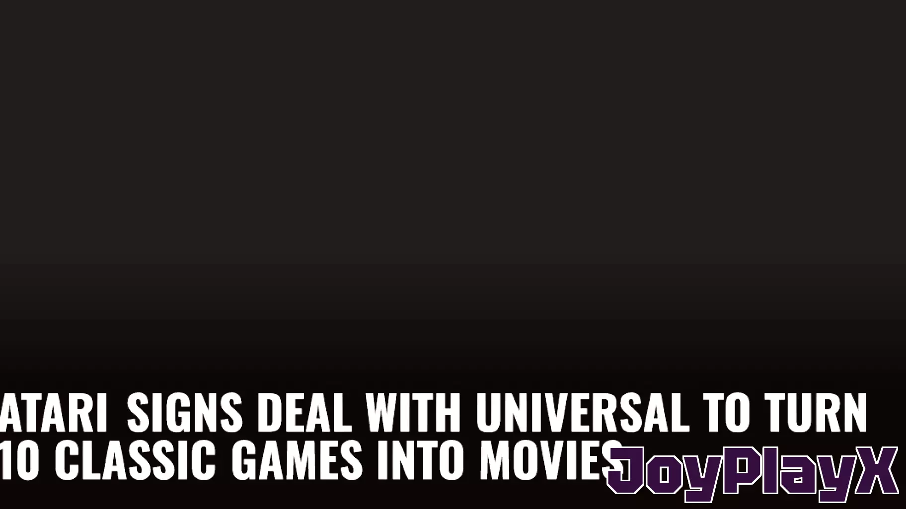 Classic Atari Games Set to Become Movies