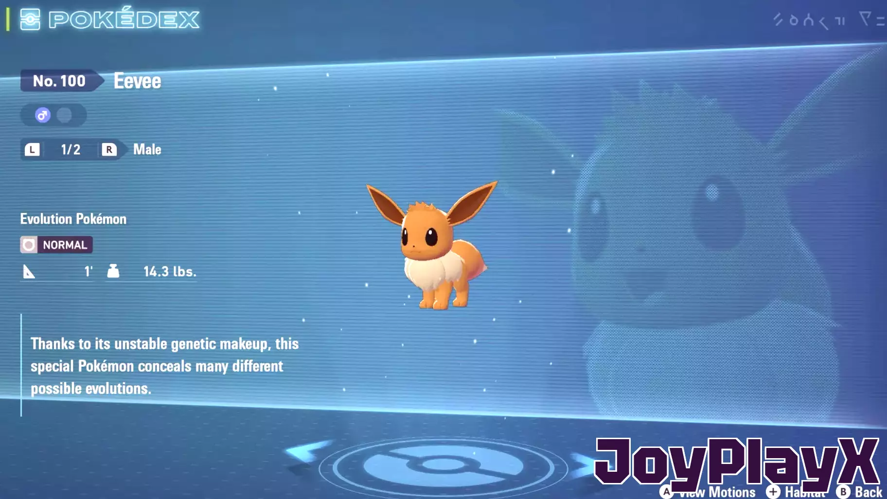 Discovering Eevee in Pokémon Legends Z-A