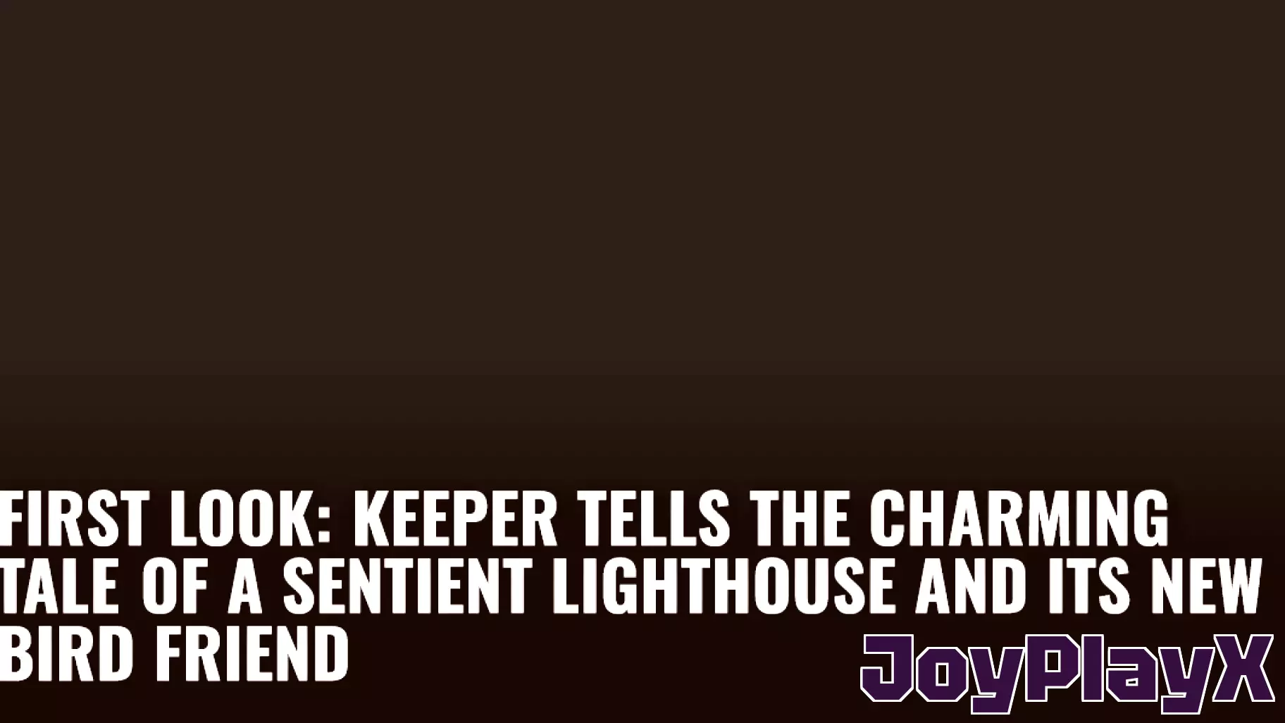 Double Fine's Latest Creation: A Wordless Journey of a Sentient Lighthouse and Its Feathered Companion